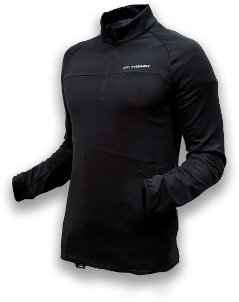 TRIMM CUBE Pánska športová mikina, čierna, veľkosť