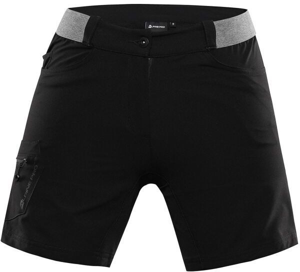 ALPINE PRO ZAMBA 3 Dámske šortky, čierna, veľkosť