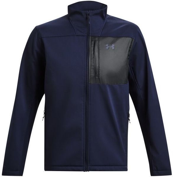 Under Armour SHIELD HOODED JACKET Pánska bunda, tmavo modrá, veľkosť