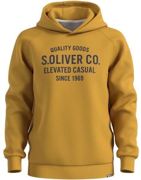 s.Oliver SWEATSHIRT Pánska mikina, žltá, veľkosť