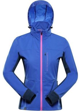 ALPINE PRO UKEBA 2 Dámska softshellová bunda, modrá, veľkosť