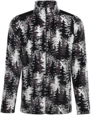 ALPINE PRO EFLIN Pánska flísová mikina, čierna, veľkosť