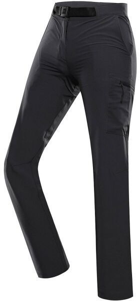 ALPINE PRO CORBA Dámske softshellové nohavice, tmavo sivá, veľkosť