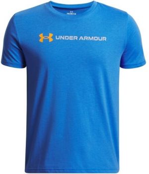 Under Armour LOGO WORDMARK Detské tričko, modrá, veľkosť M