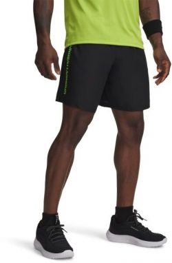 Under Armour WOVEN WORDMARK Pánske krátke nohavice, čierna, veľkosť