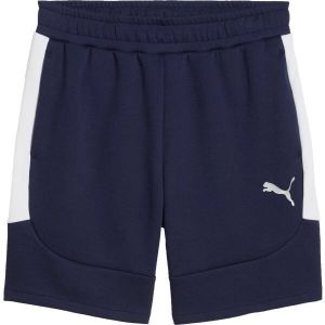 Puma TEAMEVOSTRIPE SHORTS Pánske šortky, tmavo modrá, veľkosť