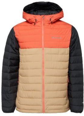 Columbia POWDER LITE HOODED JACKET Pánska zimná bunda, béžová, veľkosť