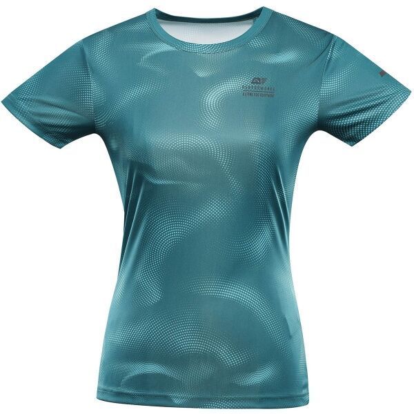 ALPINE PRO QUATRA Dámske funkčné tričko, zelená, veľkosť
