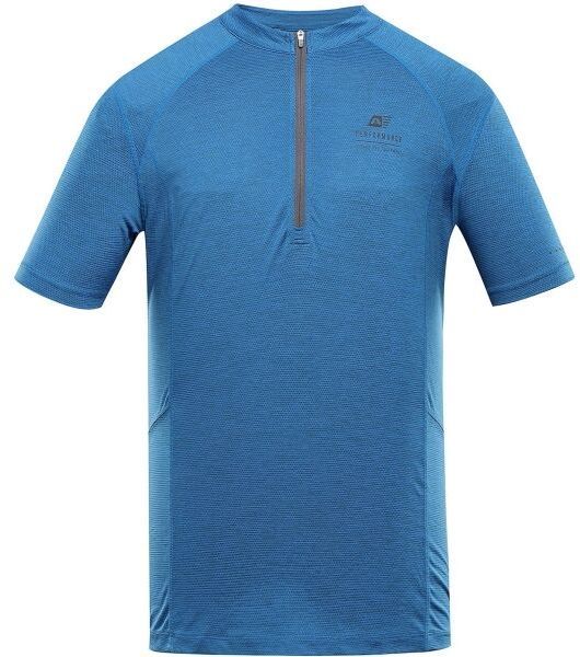 ALPINE PRO GERET Pánske cyklistické tričko, modrá, veľkosť