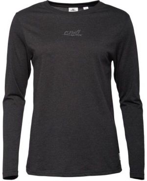 O'Neill ESSENTIALS SCRIPT L/SLV Dámske tričko s dlhým rukávom, čierna, veľkosť