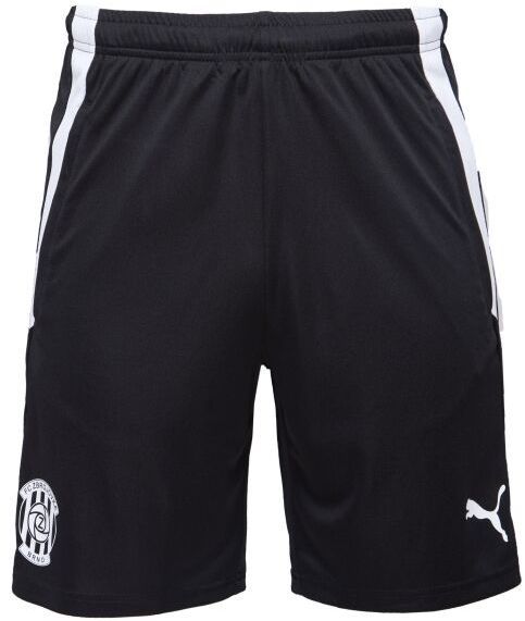Puma TEAM LIGA TRAINING SHORTS Pánske futbalové kraťasy, čierna, veľkosť