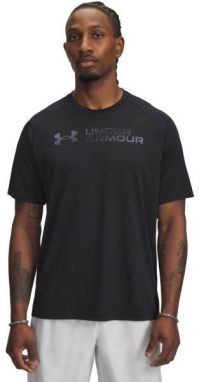 Under Armour TECH REFLECTIVE Pánske tričko, čierna, veľkosť L