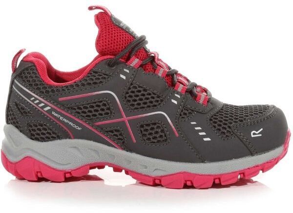 REGATTA OUTDOORS VENDEAVOUR KIDS Detská treková obuv, tmavo sivá, veľkosť