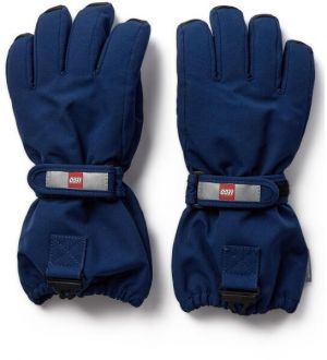 LEGO® kidswear LWAZUN 705 Detské lyžiarske rukavice, tmavo modrá, veľkosť 158-164