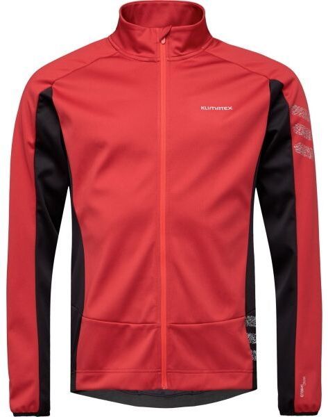 Klimatex MADRI Pánska hybridná cyklistická bunda, červená, veľkosť XXL