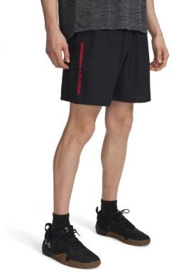 Under Armour WOVEN WORDMARK Pánske krátke nohavice, čierna, veľkosť