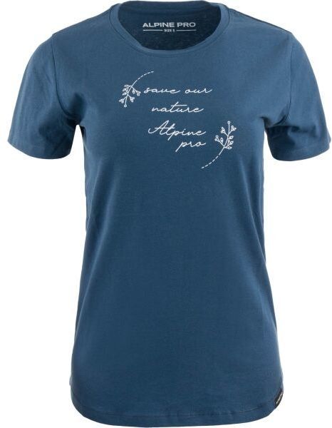 ALPINE PRO BADENA Dámske tričko, modrá, veľkosť