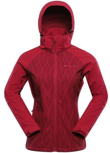 ALPINE PRO HOORA Dámska softshellová bunda, fialová, veľkosť