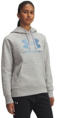 Under Armour RIVAL FLEECE SHIMMER Dámska mikina, sivá, veľkosť S