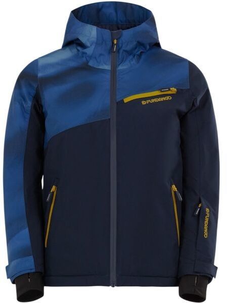 FUNDANGO NOVA Chlapčenská lyžiarska/snowboardová bunda, tmavo modrá, veľkosť