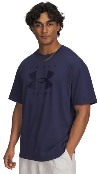Under Armour M HW OS BRANDED Pánske tričko, tmavo modrá, veľkosť L
