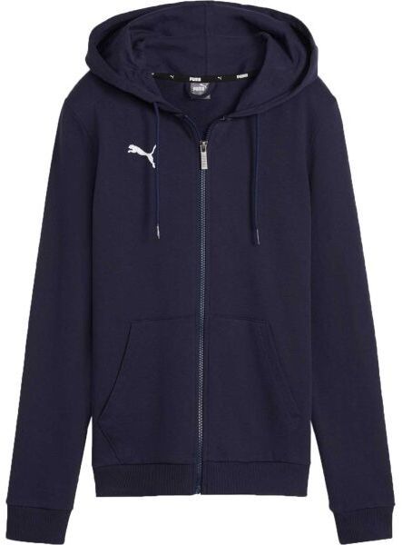 Puma TEAMGOAL CASUALS HOODED JACKET W Dámska mikina, tmavo modrá, veľkosť