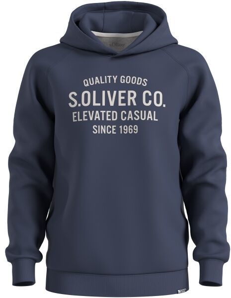 s.Oliver SWEATSHIRT OVERSIZE Pánska mikina, tmavo modrá, veľkosť XL