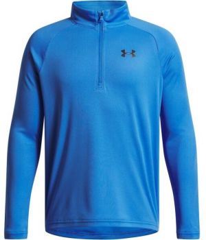 Under Armour TECH 2.0 1/2 ZIP Chlapčenské tričko s dlhým rukávom, modrá, veľkosť XL