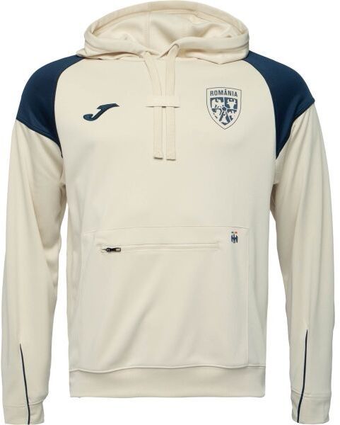 Joma FED. FUTBOL RUMANÍA FREE TIME HOODIE Pánska mikina, béžová, veľkosť