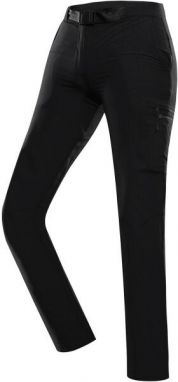 ALPINE PRO CORBA Dámske softshellové nohavice, čierna, veľkosť