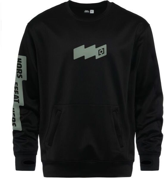 Horsefeathers MORTEN Pánska športová mikina, čierna, veľkosť