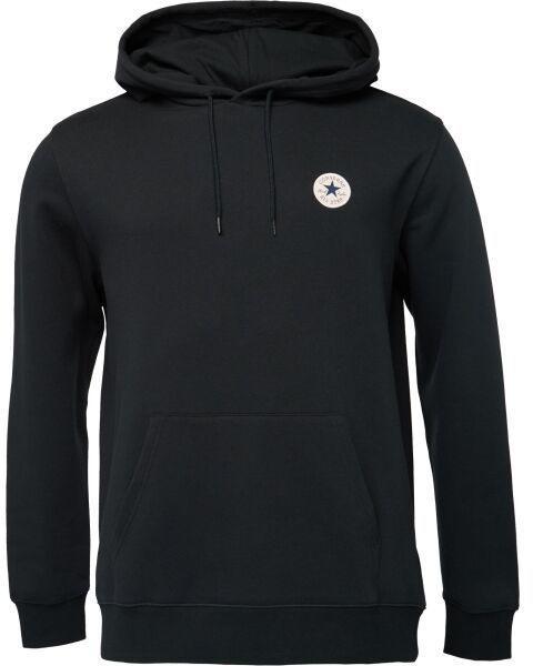 Converse STANDARD FIT CORE CHUCK PATCH HOODIE BB Pánska mikina, čierna, veľkosť