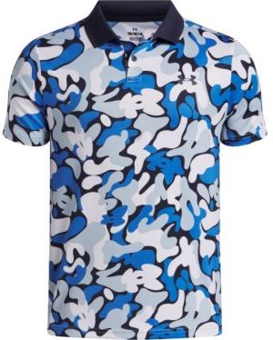 Under Armour PERFORMANCE PRINTED POLO Chlapčenské polokošeľa, mix, veľkosť L