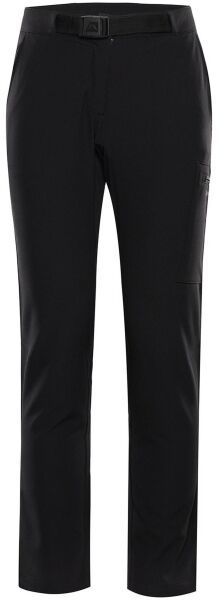 ALPINE PRO CORBA Dámske softshellové nohavice, čierna, veľkosť