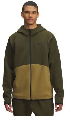Under Armour UNSTOPPABLE FLEECE Pánska mikina, khaki, veľkosť L