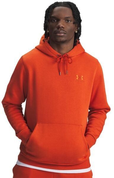 Under Armour ESSENTIAL Pánska mikina, oranžová, veľkosť L