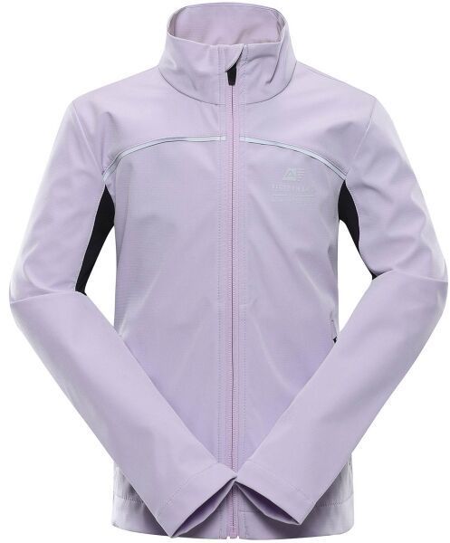 ALPINE PRO GEROCO Detská softshellová bunda, fialová, veľkosť 140-146