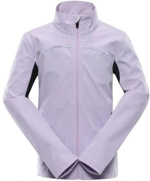 ALPINE PRO GEROCO Detská softshellová bunda, fialová, veľkosť 140-146