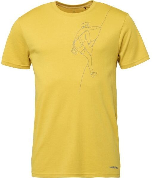 Head SANTIS Pánske tričko, žltá, veľkosť XXL