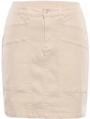 ALPINE PRO GAILA Dámska letná sukňa, béžová, veľkosť