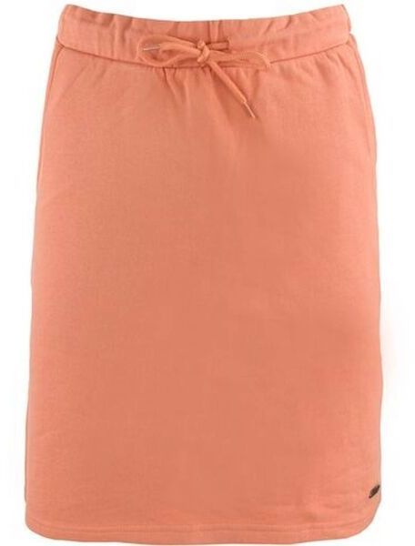 ALPINE PRO GORMA Dámska letná sukňa s vreckami, oranžová, veľkosť