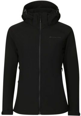 ALPINE PRO HOORA Dámska softshellová bunda, čierna, veľkosť