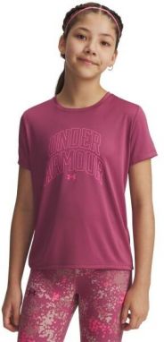 Under Armour TECH VARSITY GRAPHIC Dievčenské športové tričko, červená, veľkosť L