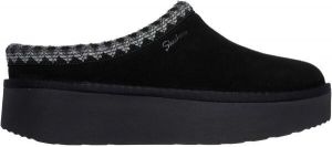 Skechers KEEP COZY - COZY CASCADE Dámske šľapky, čierna, veľkosť