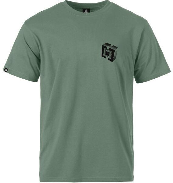 Horsefeathers BLOCKS Pánske tričko, zelená, veľkosť