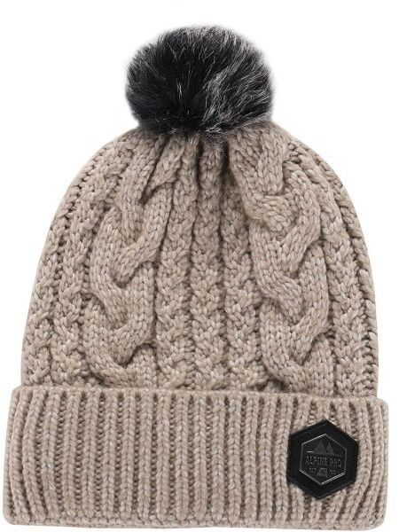 ALPINE PRO ORGE Dámska zimná čiapka, béžová, veľkosť