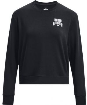 Under Armour RIVAL TERRY GRAPHIC CREW Dámska mikina, čierna, veľkosť M
