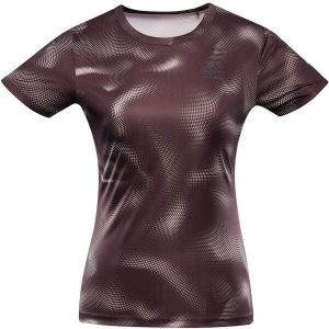 ALPINE PRO QUATRA Dámske funkčné tričko, hnedá, veľkosť