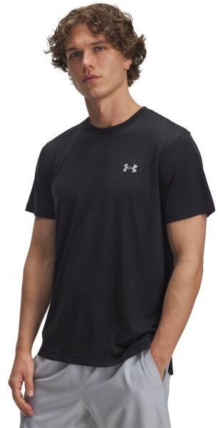 Under Armour LAUNCH CAMO Pánske tričko, čierna, veľkosť L