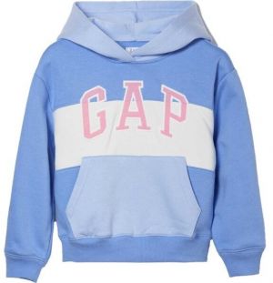 GAP V-FA LOGO HERITAGE PO Dievčenská mikina, modrá, veľkosť
